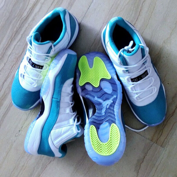 Giày Nike Air Jordan 11 Retro Low GS 'Aqua Safari' 580521-143 - Ảnh 2