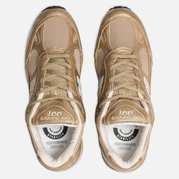 Giày New Balance Wmns 991 Made In UK Gold W991SBL - Ảnh 4