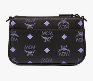 Alternative view of Túi MCM Zip Pouch in Color Splash Logo Leather MYZCSSX01U4001
