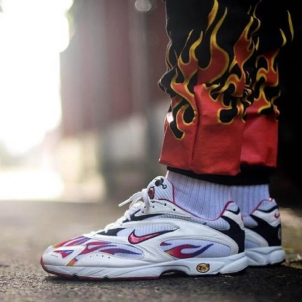 Giày Nike Supreme x Zoom Streak Spectrum Plus 'Habanero Red' AQ1279-100 - Ảnh 2