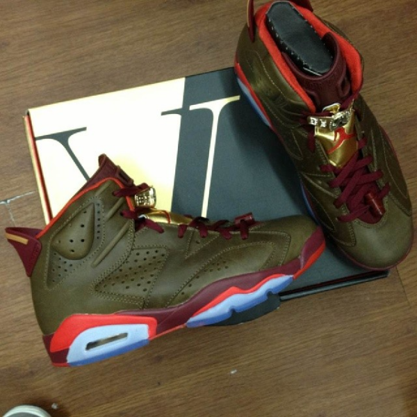 Giày Nike Jordan 6 Retro 'Cigar' 384664-250 - Ảnh 5