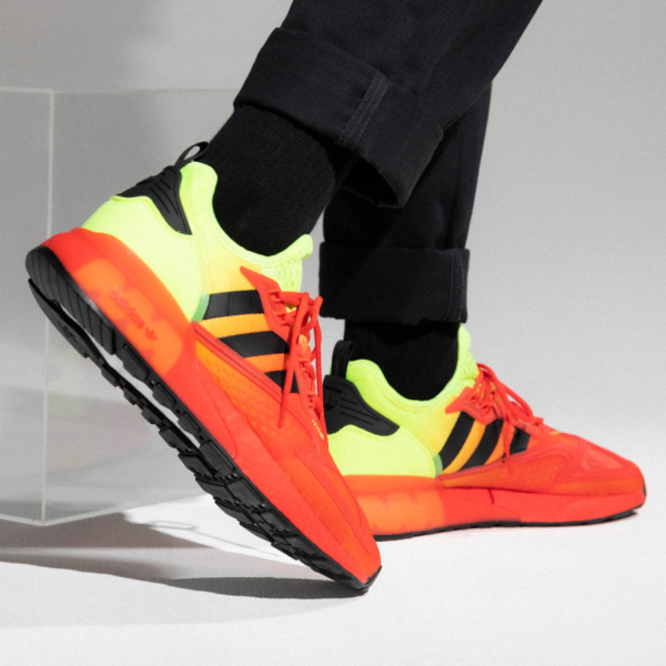 Giày Adidas ZX 2K Boost Solar Yellow Red FW0482 - Ảnh 2