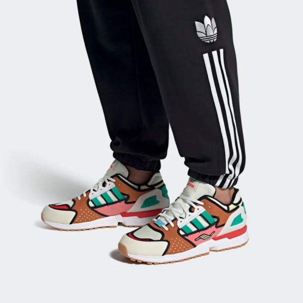 Giày Adidas ZX 10000 'Krusty Burger' H05783 - Ảnh 9