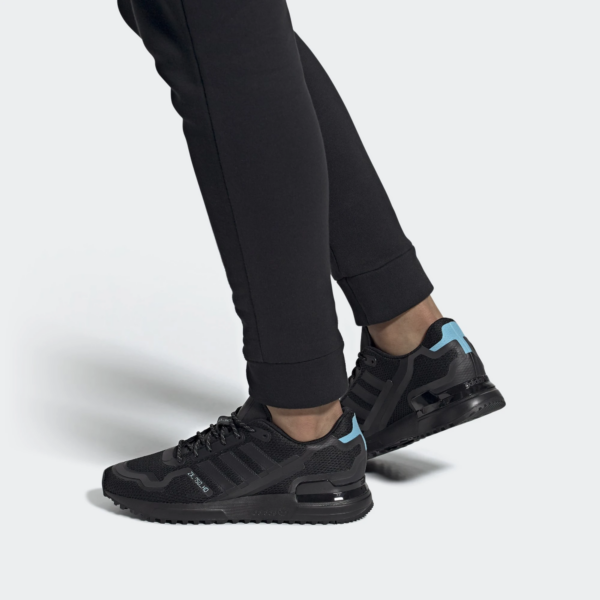 Giày Adidas ZX 750 HD 'Core Black Cyan' FV8488 - Ảnh 2