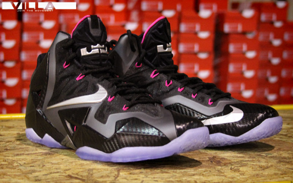 Giày Nike LeBron 11 'Miami Night' 616175-003 - Ảnh 7