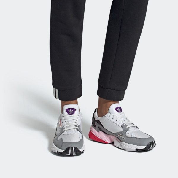 Giày Adidas Wmns Falcon 'White Grey' CG6214 - Ảnh 3