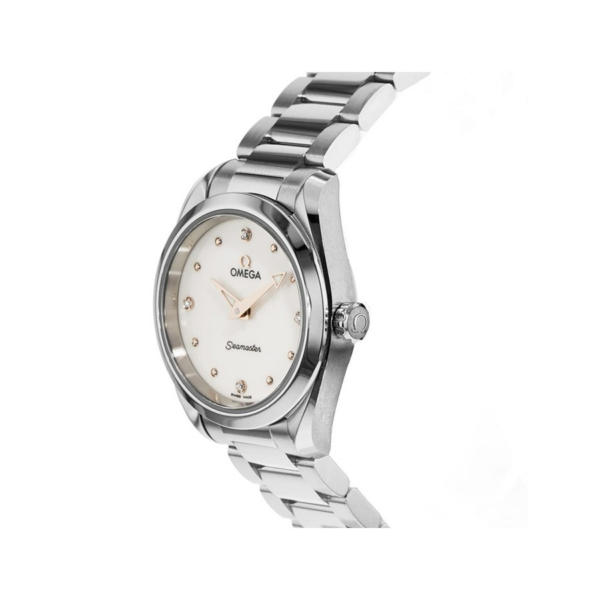 Đồng Hồ Omega Seamaster Ladies Watch 'White' 220-10-28-60-54-001 - Ảnh 2