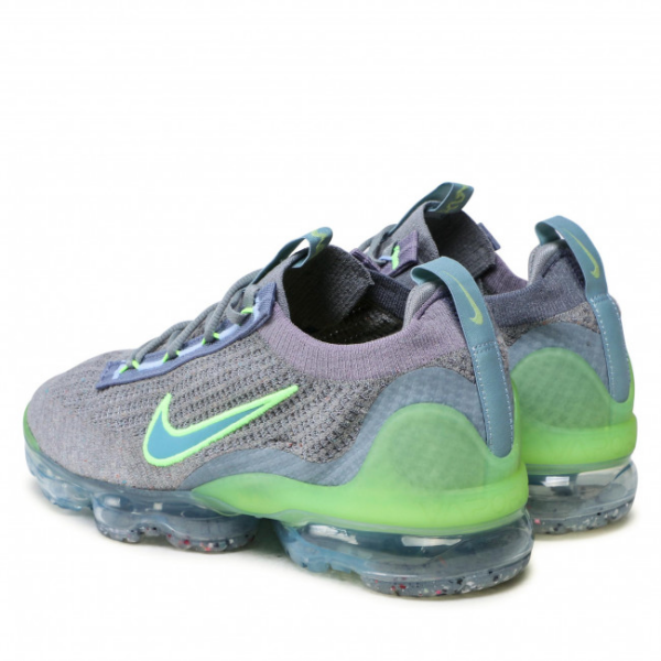 Giày Nike Air VaporMax 2021 Flyknit 'Grey Light Liquid Lime' DH4084-003 - Ảnh 4