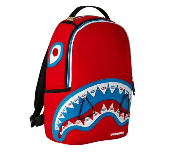 Balo Sprayground Braces Shark Red - Ảnh 2