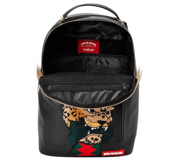 Balo Sprayground Leopard Fur Money - Ảnh 3