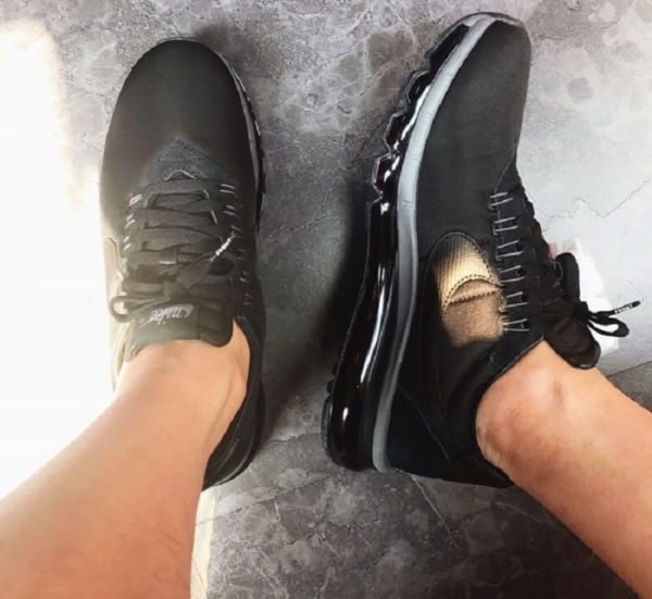 Giày Nike Fragment Design x Air Max LD-Zero 'Triple Black' 885893-001 - Ảnh 4