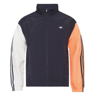 Áo Adidas Shadow Trefoil Windbreaker Legend Ink Signal Coral FM1537