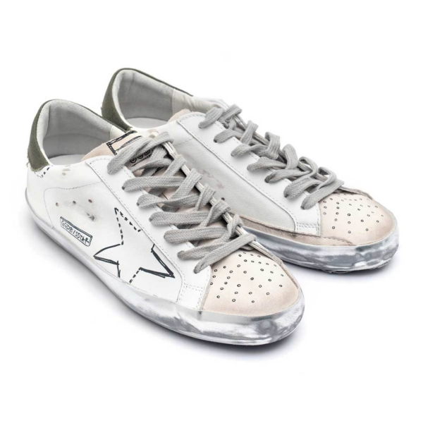 Giày Golden Goose Supper Star 'White' GMF00270 F002544 10781 - Ảnh 4