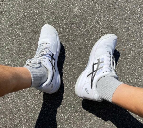 Giày Tennis Asics Gel Game 8 'White Black' 1041A192-101 - Ảnh 3