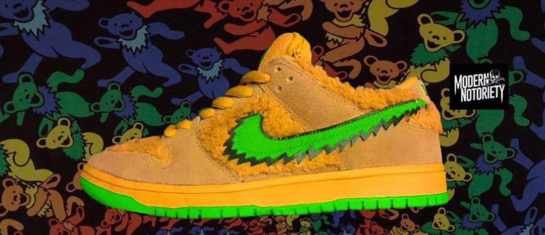 Bộ sưu tập Nike SB Dunk Lows "Grateful Dead Bears" bao nhiêu là đủ để mua?