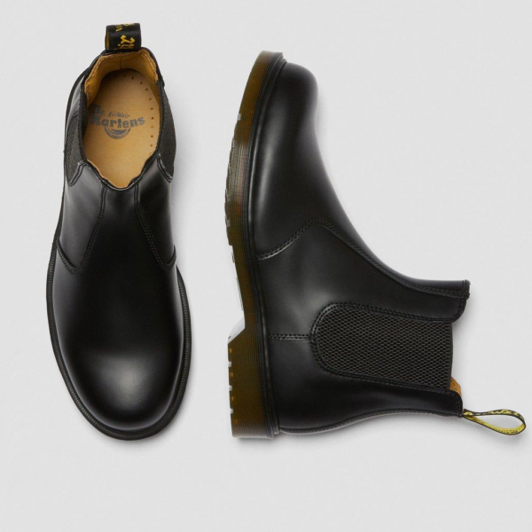 Giày Dr. Martens 2976 Black Smooth Leather Chelsea Boots 11853001 - Ảnh 3