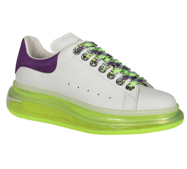 Giày Alexander McQueen Wmns Oversized Sneaker 'White Neon' 612744 WIA4G 9333 - Ảnh 3