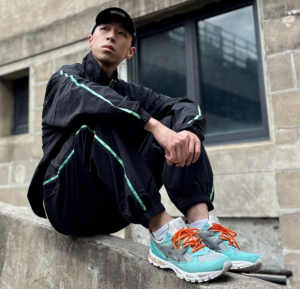 Alternative view of Giày Asics Gel-Kayano 21 x Awake NY 'Teal Pure' 1201A459-300