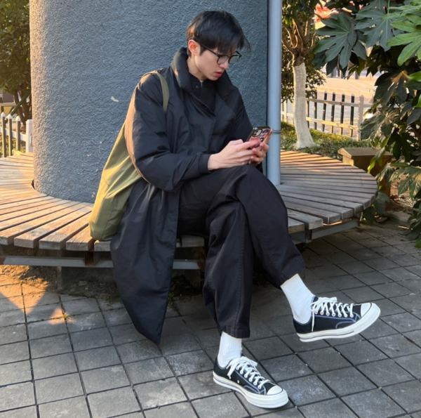 Giày Converse Chuck 70 Low 'Black' 162058C - Ảnh 2