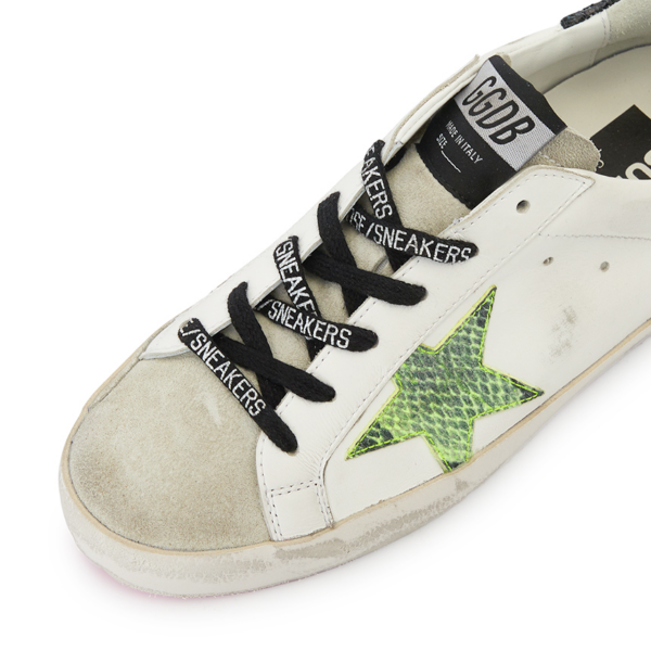 Giày Golden Goose Supper Star Snake 'White' GWF00102 F002498 81511 - Ảnh 3