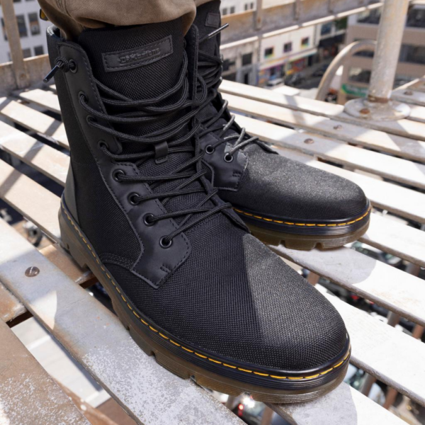 Giày Dr.Martens Combs Poly Casual 'Black' 16607001 - Ảnh 4