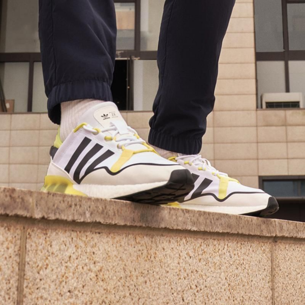 Giày Adidas ZX 2K Boost Pure 'White Pulse Yellow' GZ7729 - Ảnh 4