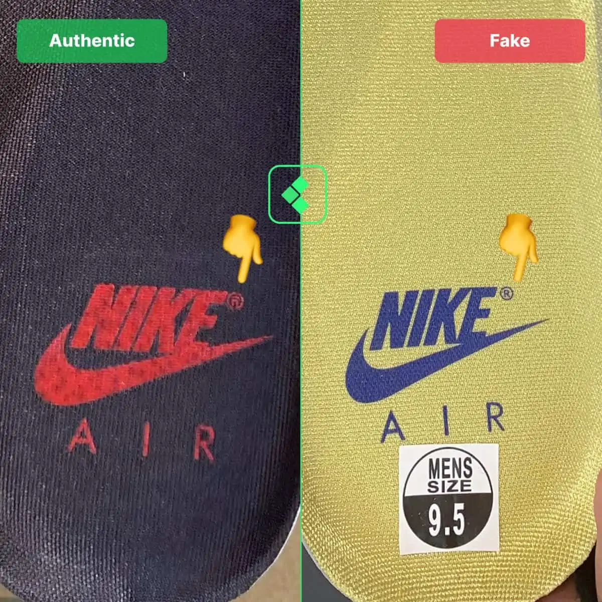 Cách phân biệt những đôi Travis Scott Air Max 1 là real hay fake Hinh anh 6: Cach phan biet nhung doi Travis Scott Air Max 1 la real hay fake