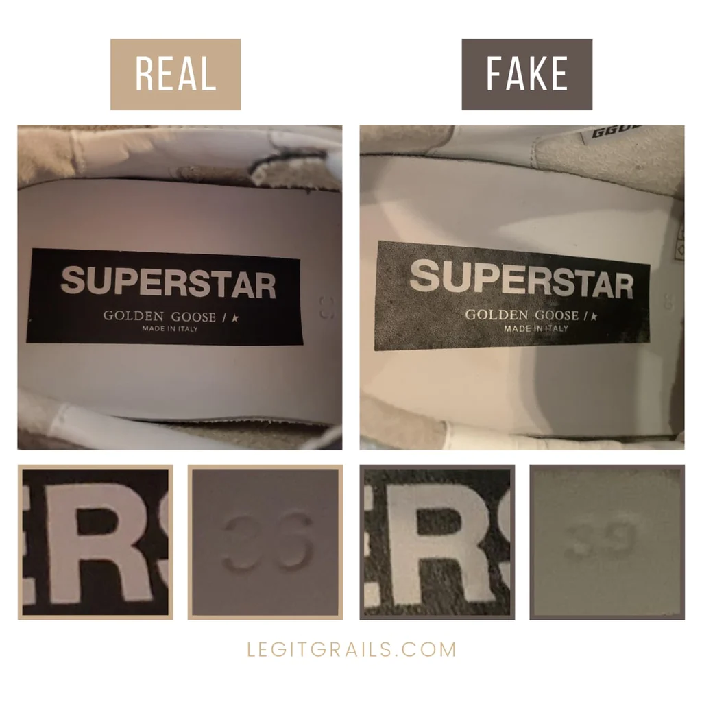 Cách phân biệt những đôi Golden Goose Super-Star là real hay fake Hinh anh 7: Cach phan biet nhung doi Golden Goose Super-Star la real hay fake