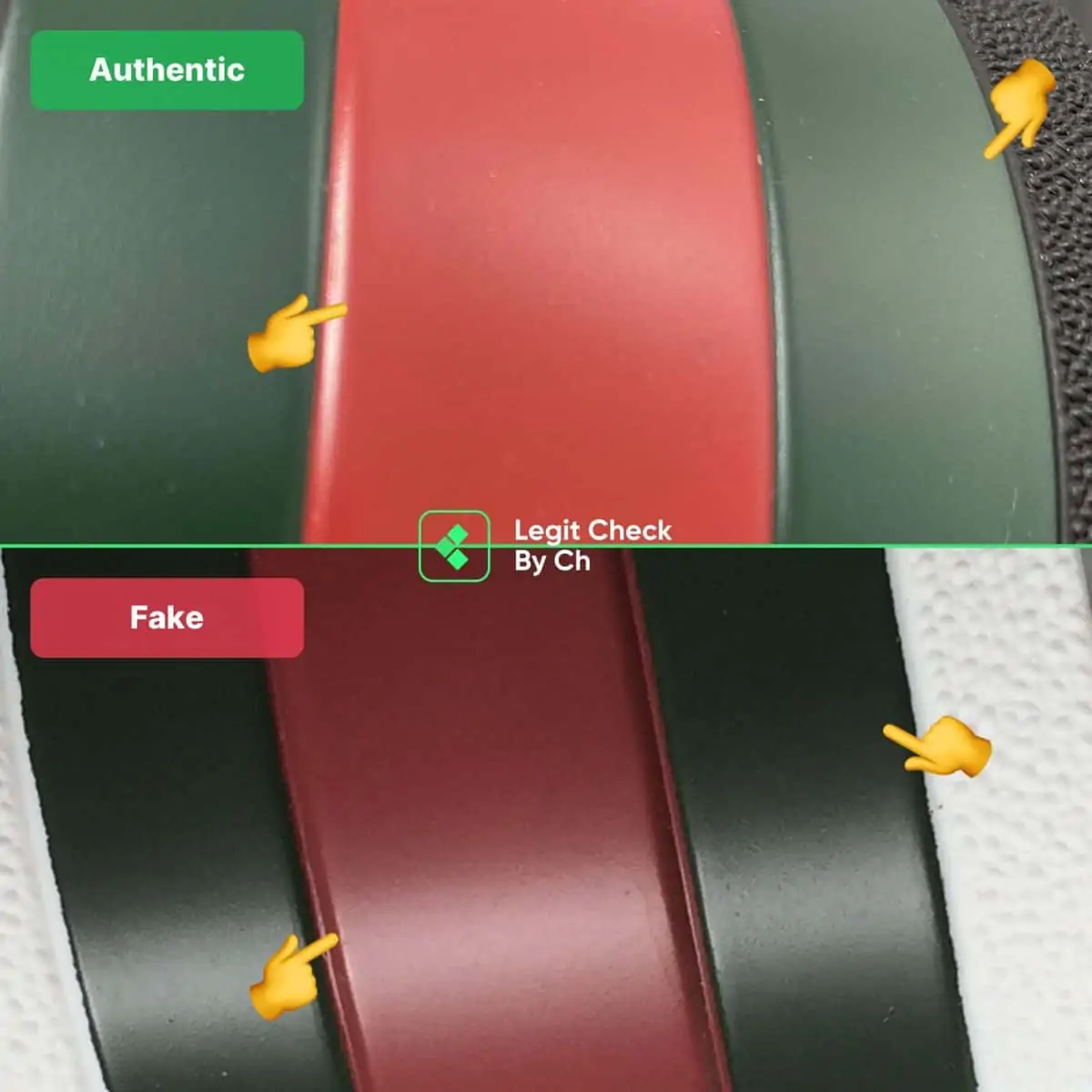 Cách phân biệt những đôi Gucci Slide là real hay fake Hinh anh 5: Cach phan biet nhung doi Gucci Slide la real hay fake