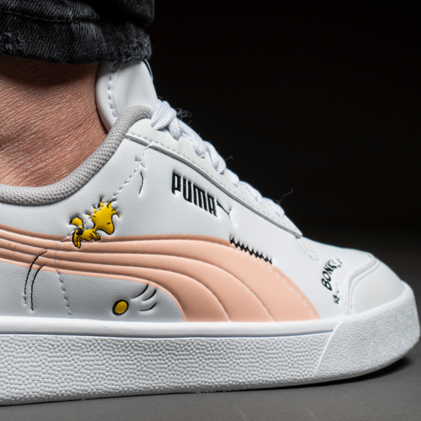 Giày Puma Peanuts x Shuffle Big Kid 'Woodstock White Apricot' 375739-02 - Ảnh 5