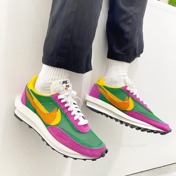 Giày Nike Sacai x LDWaffle 'Pine Green' BV0073-301 - Ảnh 2