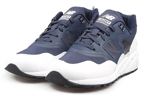 Giày New Balance 580 White Navy MRT580TH - Ảnh 4