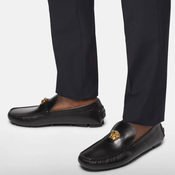 Giày Versace La Medusa Loafers 'Black' 1003701-1A00693-1B00V - Ảnh 2