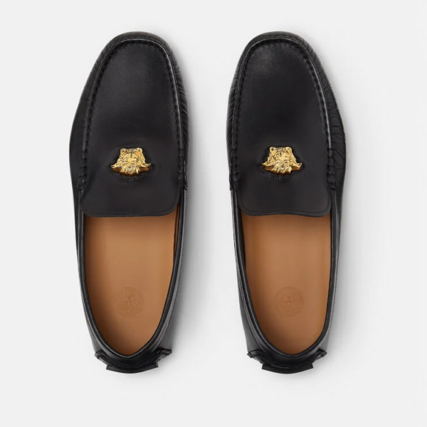 Giày Versace La Medusa Loafers 'Black' 1003701-1A00693-1B00V - Ảnh 3