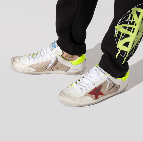Giày Golden Goose Supperstar 'Beige Red' GMF00108 F002557 10909 - Ảnh 2