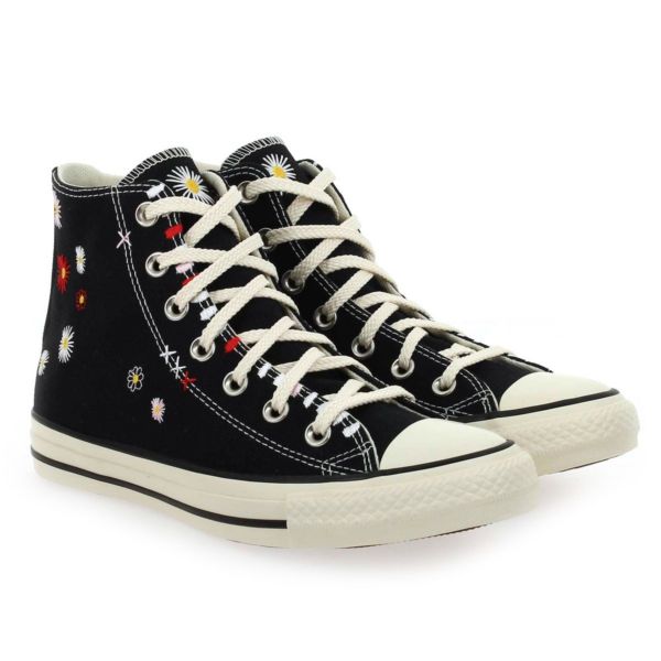 Giày Converse Wmns Chuck Taylor All Star High 'Daisy Embroidery Black' 567993C - Ảnh 3