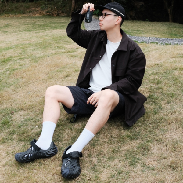 Dep Crocs x Salehe Bembury Pollex Clog Sasquatch 'Black' 207393-001