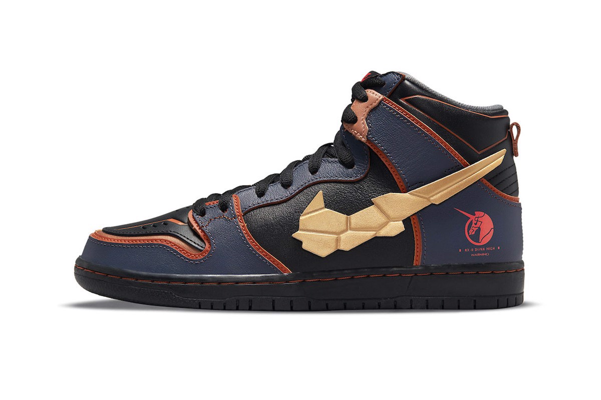 Những hình ảnh chính thức về đôi 'Gundam' x Nike SB Dunk High