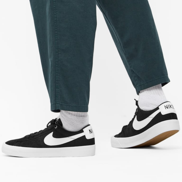 Giày Nike Zoom Blazer Low Pro GT SB 'Black White' DC7695-002 - Ảnh 3
