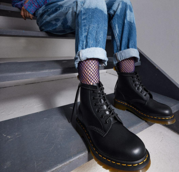 Giày Dr. Martens 101 Black Smooth Leather Lace Up Boots 26230001 - Ảnh 5