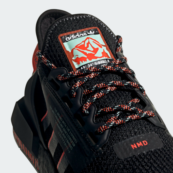 Giày Adidas NMD R1 V2 'Black Solar Red' FW6409 - Ảnh 5