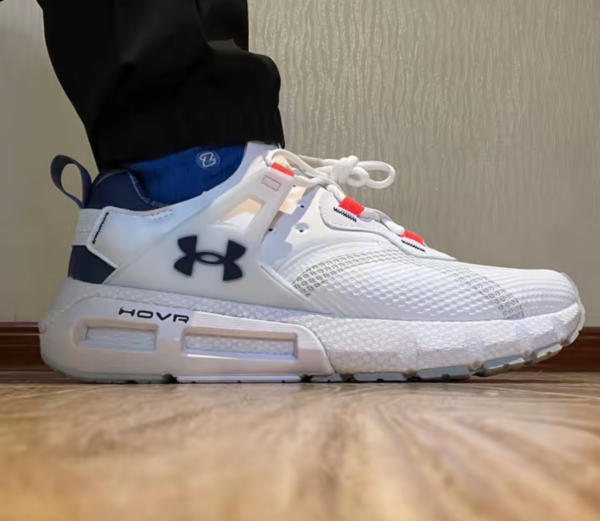 Giày Under Armour HOVR Mega MVMNT White Orange 3023594-104 - Ảnh 3