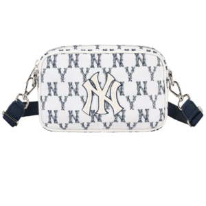 Túi MLB Monogram Crayon New York Yankees ‘White’ 32BGDR111-50N