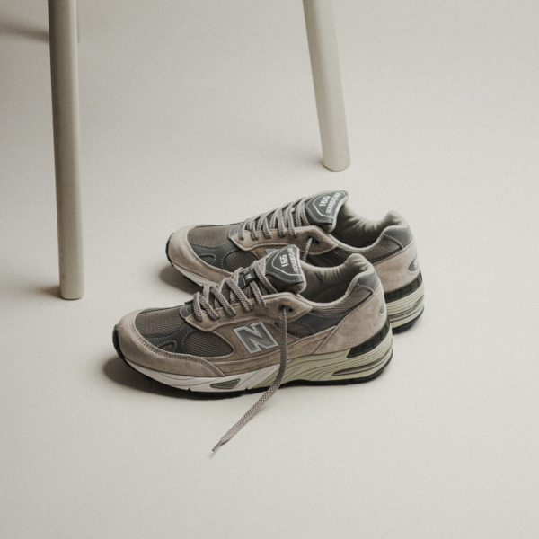 Giày New Balance 991 'Grey White' M991GL - Ảnh 8