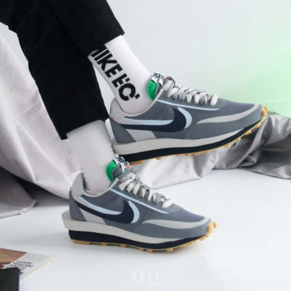 Giày Nike sacai x Clot x LDWaffle 'Kiss Of Death 2' DH3114-001 - Ảnh 2
