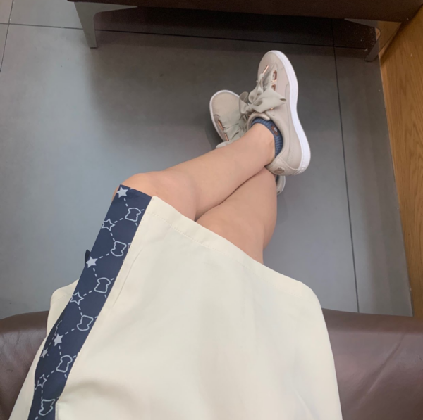 Giày Puma Wmns Basket Heart 'Silver Gray' 369649-02 - Ảnh 2