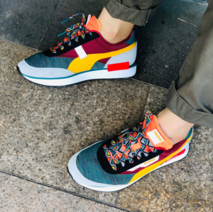 Alternative view of Giày Puma Future Rider MIx 'Teal Green' 373184-02