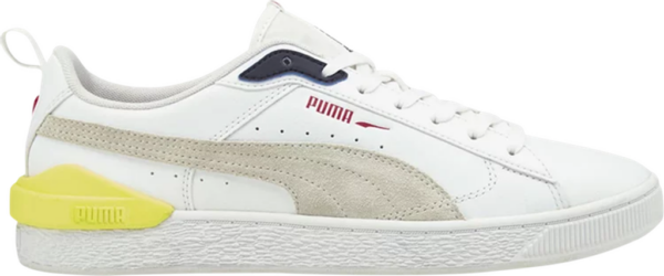 Giay Puma Suede Block White Yellow 380705-01
