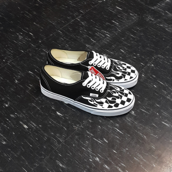 Giày Vans Authentic 'Checker Flame' VN0A38EMRX8 - Ảnh 4