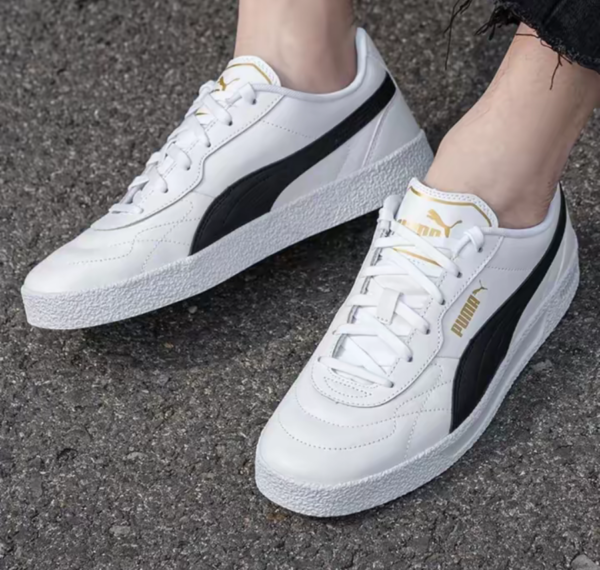 Giày Puma Club Zone 'White Black' 383919-04 - Ảnh 5